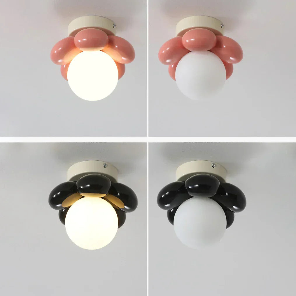 Skanto | Skandinavisk Blomster Glass Taklampe