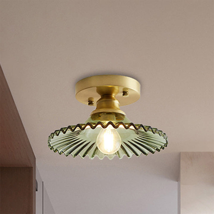Skanto | Taklampe Moderne Glass Semi Flush Lampe