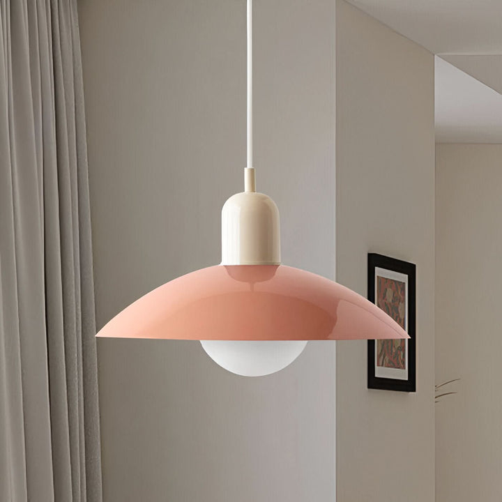 Skanto | Moderne Macaron Bauhaus Pendellampe – Jernskjerm