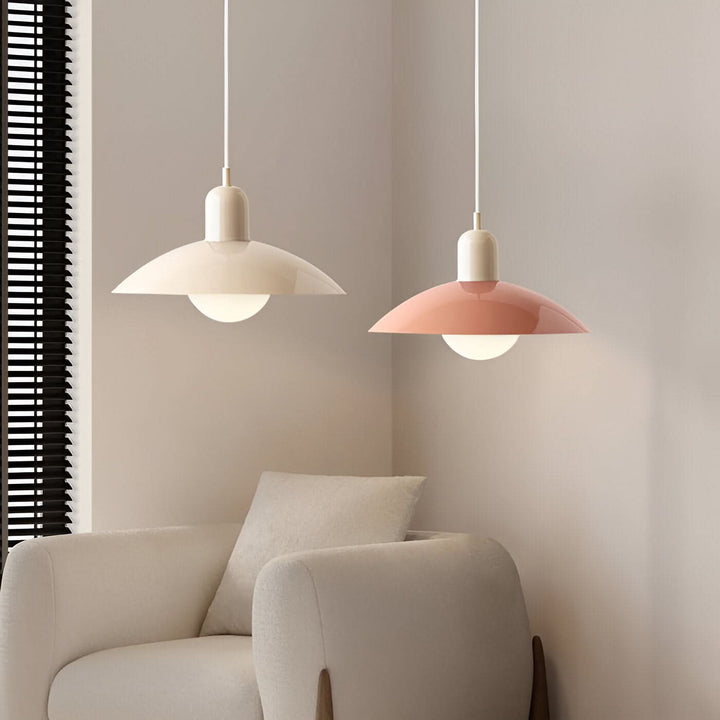 Skanto | Moderne Macaron Bauhaus Pendellampe – Jernskjerm