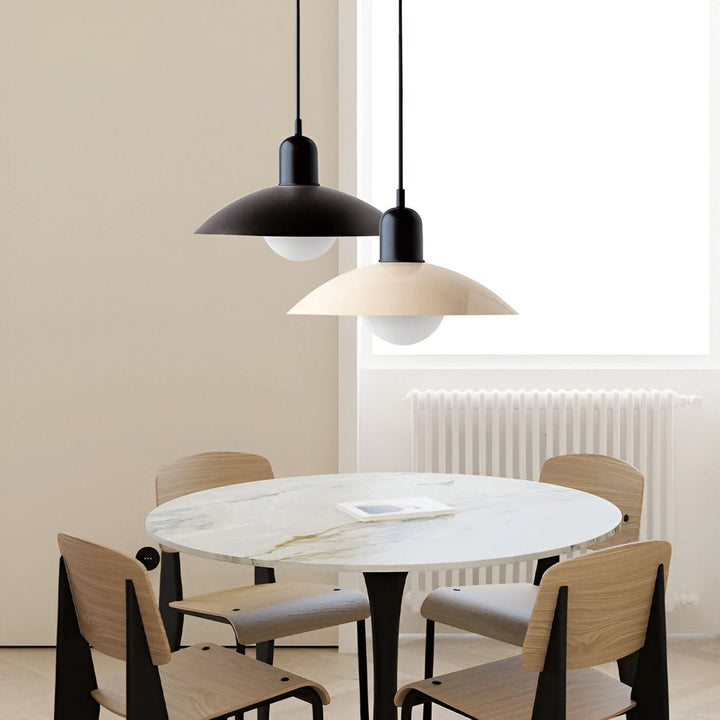 Skanto | Moderne Macaron Bauhaus Pendellampe – Jernskjerm
