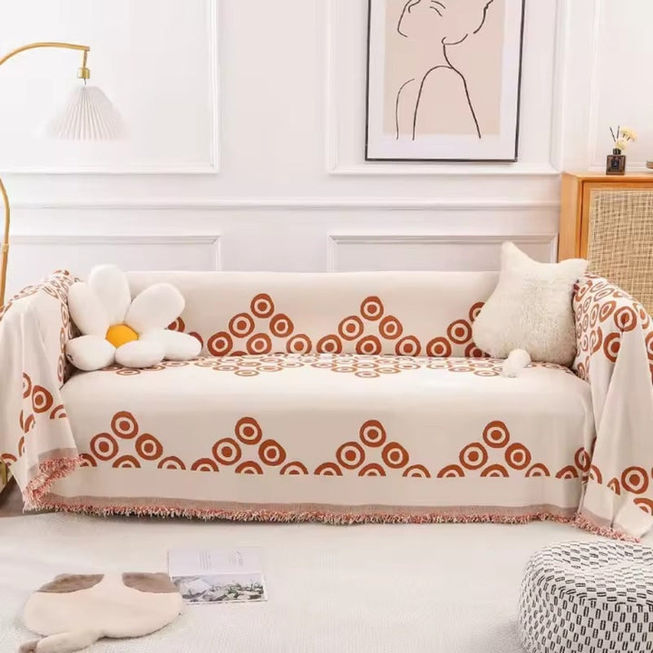 Skanto | Circa Bloom Mønstret Chenille Sofa Trekk