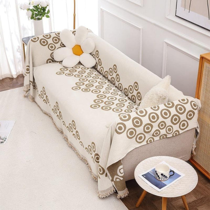 Skanto | Circa Bloom Mønstret Chenille Sofa Trekk