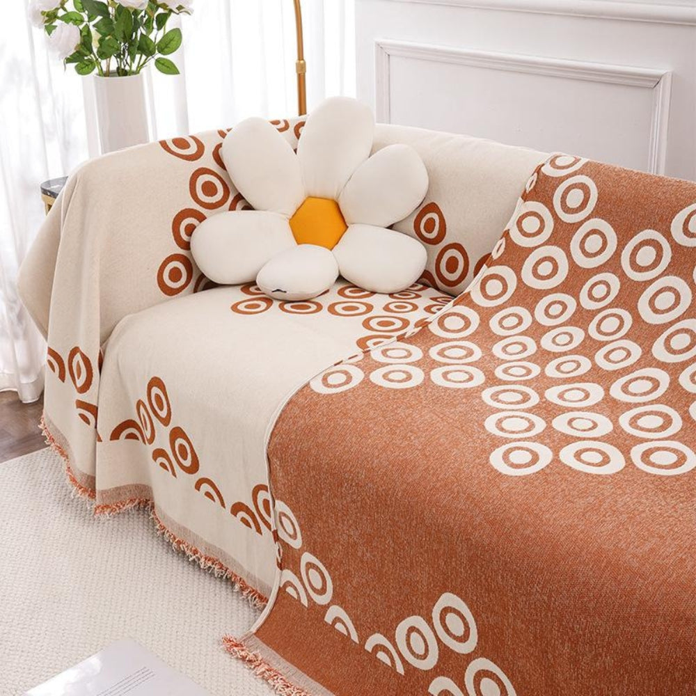 Skanto | Circa Bloom Mønstret Chenille Sofa Trekk