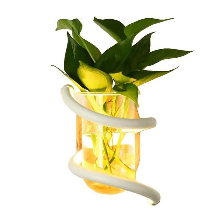 Skanto | LED vegg vase lampe med nordisk design for utendørs områder