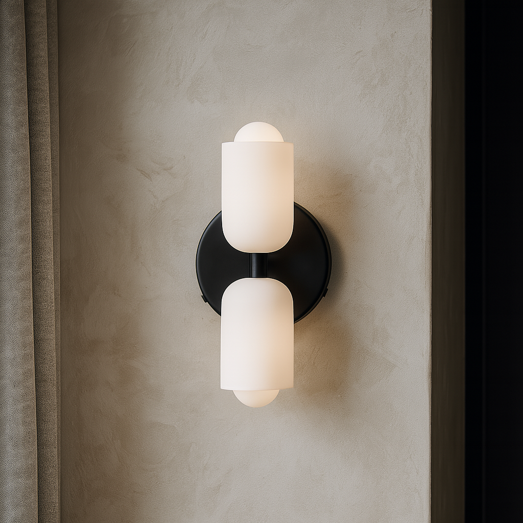 Skanto | Nordisk vegglampe med diffust lys – minimalistisk design for soverom og stue