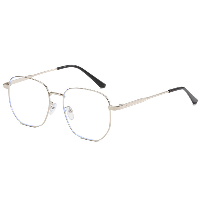 Dame moteriktig firkantet brille med lett metallramme Skanto
