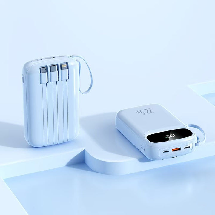 Multifunksjons Powerbank med Innebygd Lcd-Skjerm Fra Skanto