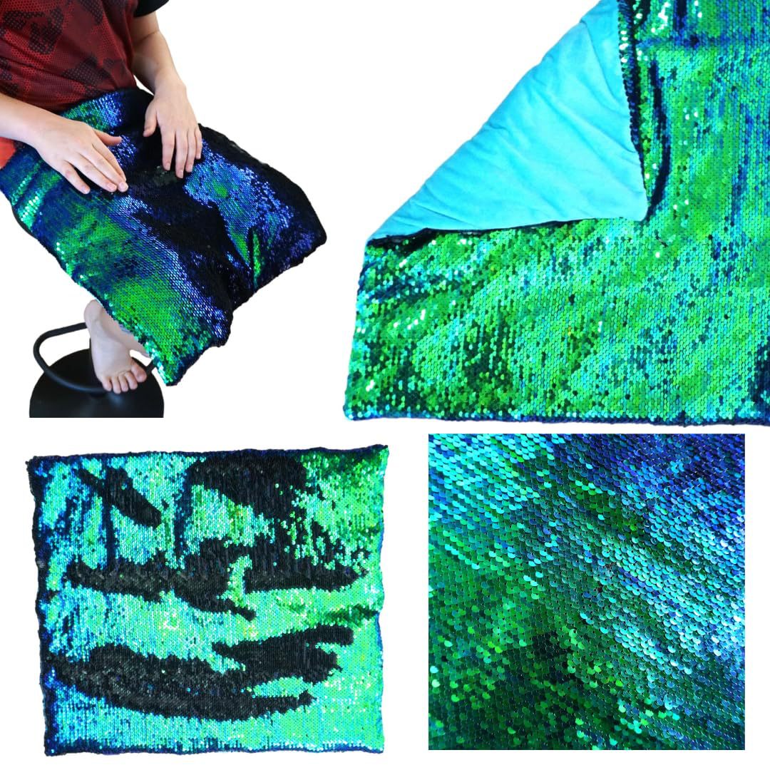 Damer Glitrende Paillett-Poncho Skanto
