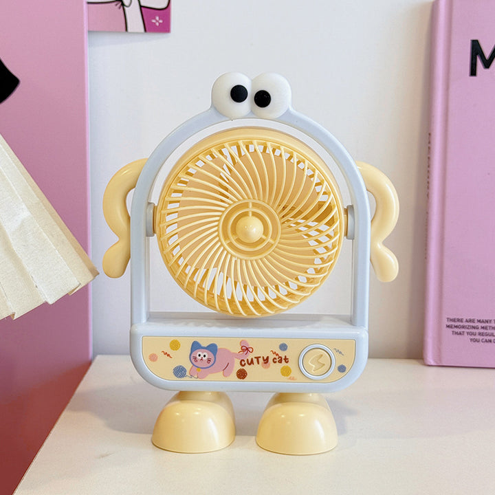 Dame Bærbar Mini-Vifte med søtt design Skanto