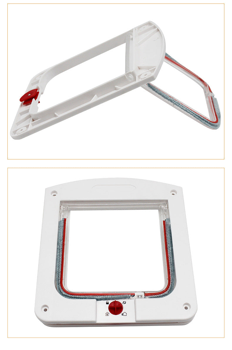 4 Way Pet Door for Cats and Dogs Skanto