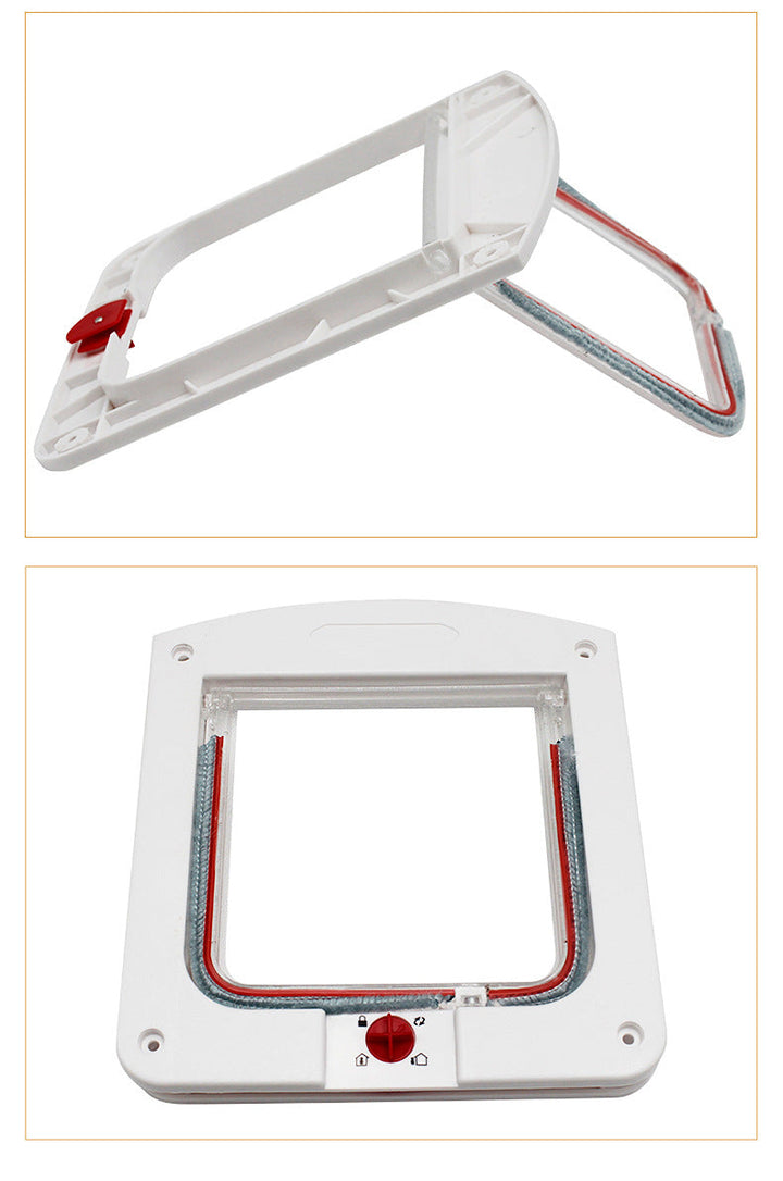 4 Way Pet Door for Cats and Dogs Skanto