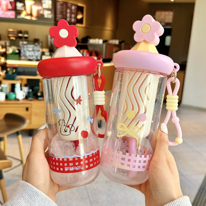 Unisex Drikkebecher med motiver og siliklokk Skanto