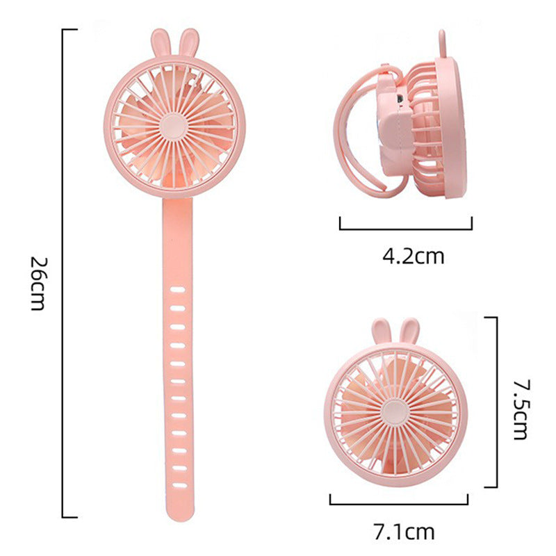 Unisex Bærbar Håndvifte med integrert Armbånd og fleksibel Lene Skanto