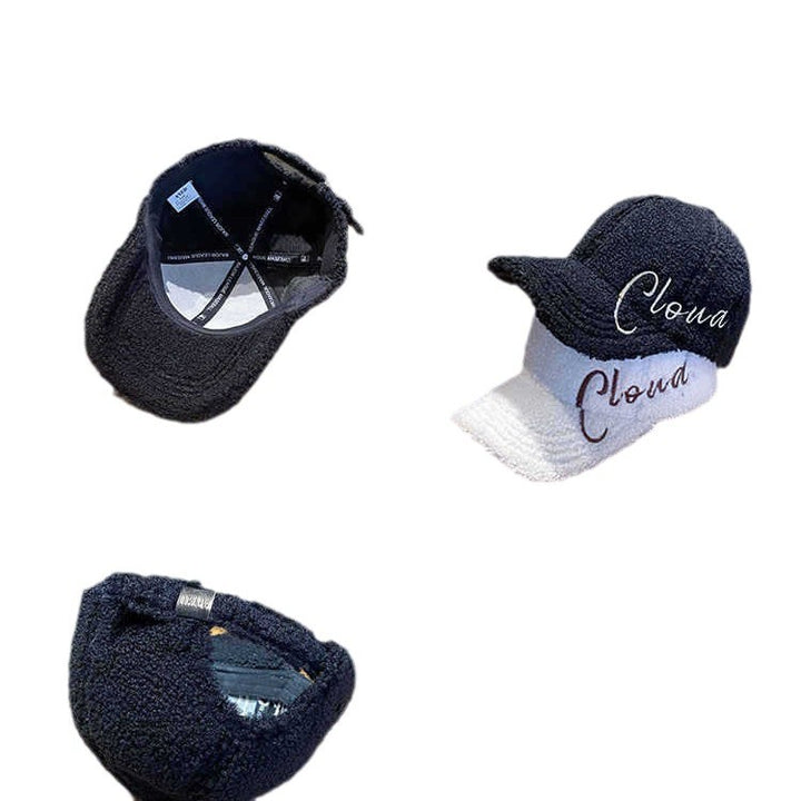 Kvinne Fluffy Teksturert Baseball Cap Skanto