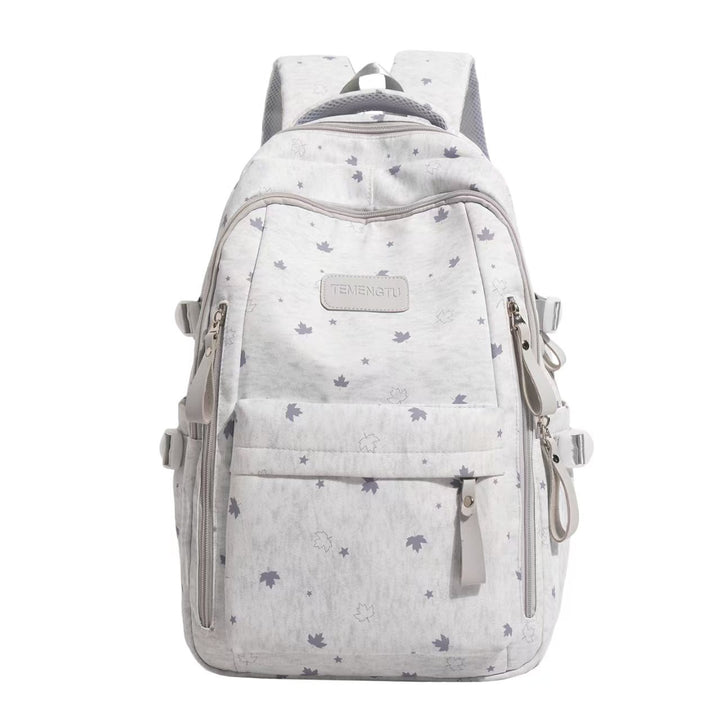 Blomstertrykk Multi-Compartment Ryggsekk Skanto