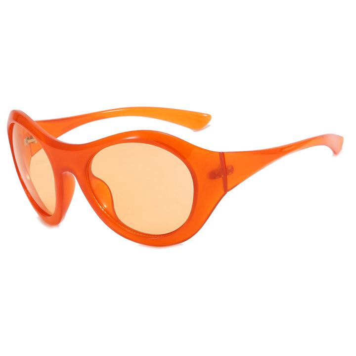 Women's retro-inspired sunglasses with oversized frame and protective lenses Skanto