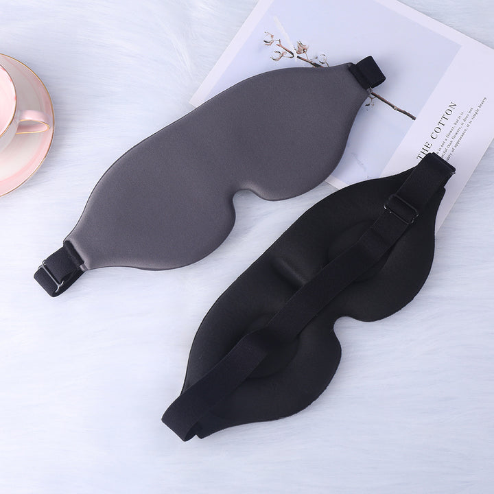 Unisex nan ergonomisk 3D sovemaske med konturerte øyehulrom og justerbart komfortbånd Skanto