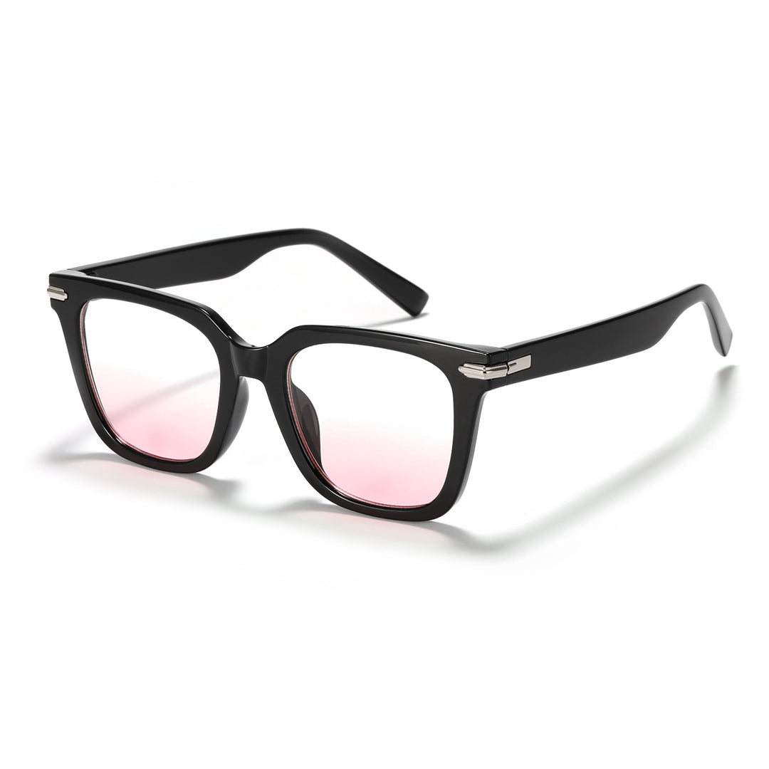 Dame moteriktig quadratisk solbrille med høykvalitets glass Skanto