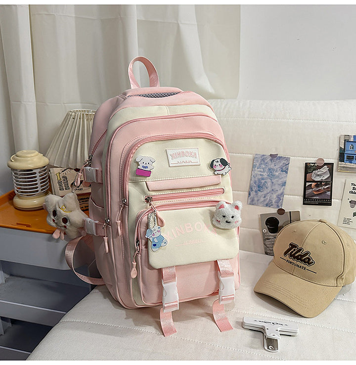 Multi-roms Casual Skole Sekk