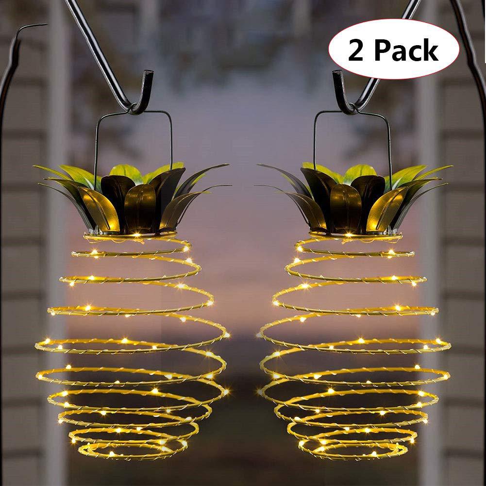 Spiral Hengende Solar LED Lantern Med Lotus Kåpe Og Bæregrep Skanto