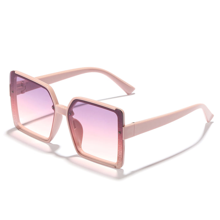 Dame oversized solbriller med stilramme Skanto