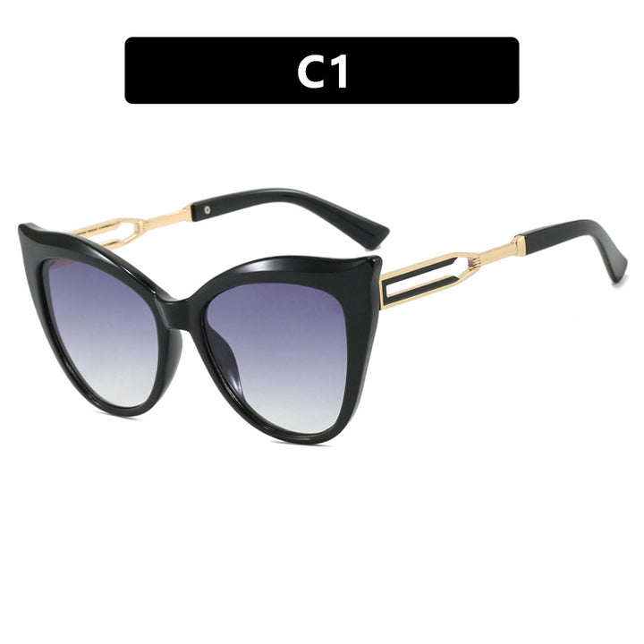 Women's cat-eye glasses with elegant metal frame Skanto