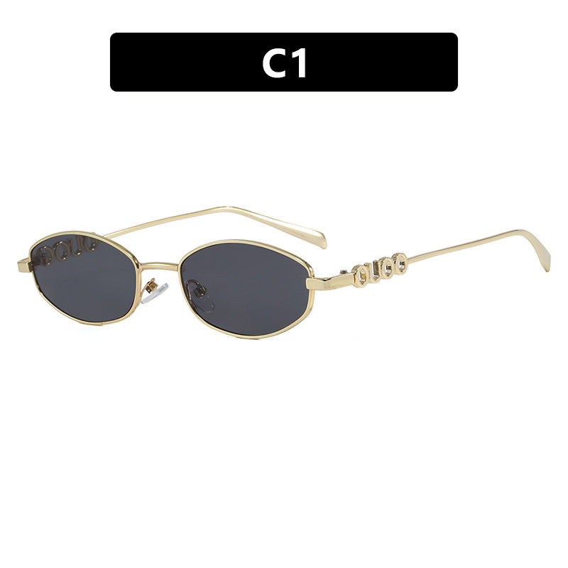 Women's Fashion Sunglasses with Elegant Stainless Steel Frame and UV Protection Skanto