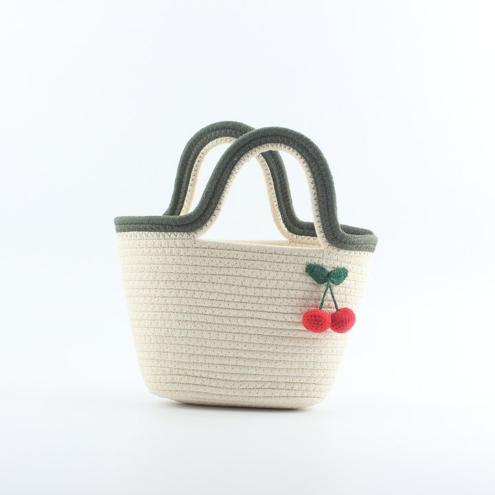 Picknickveske med lyst fruktmotiv Skanto