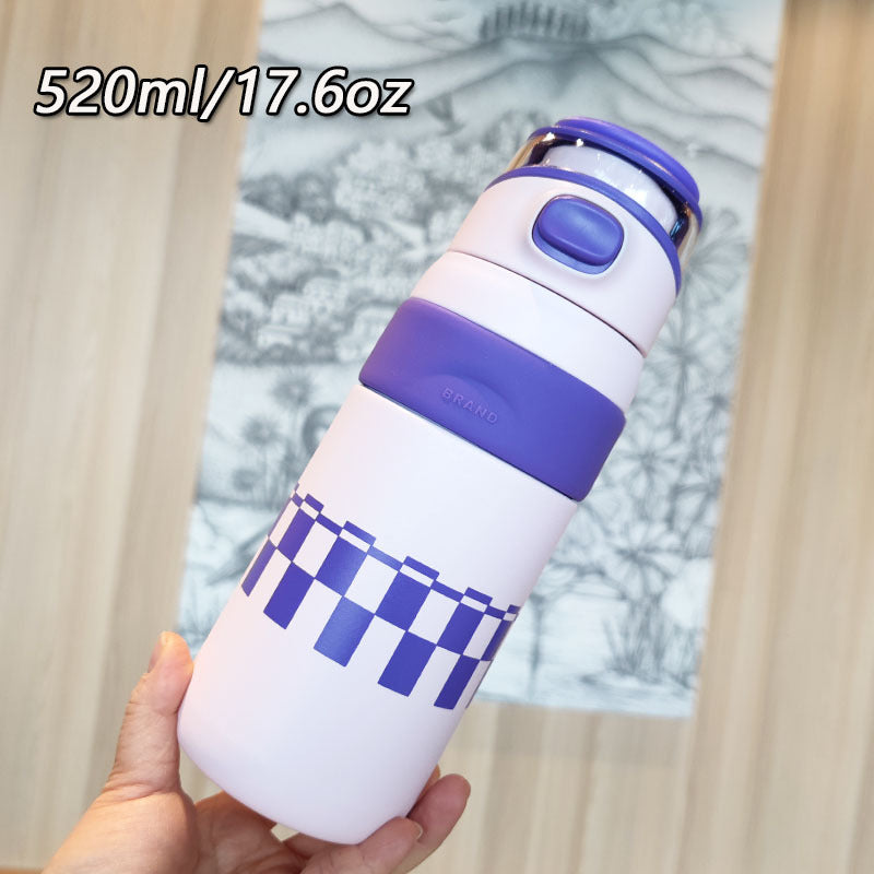 Dame BPA-fri vannflaske med innovativ sikkerhetslås Skanto