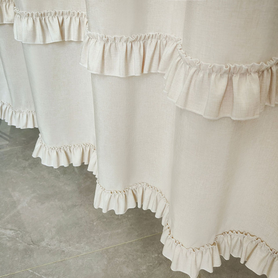Elegant Ruffled Dusjforheng Skanto
