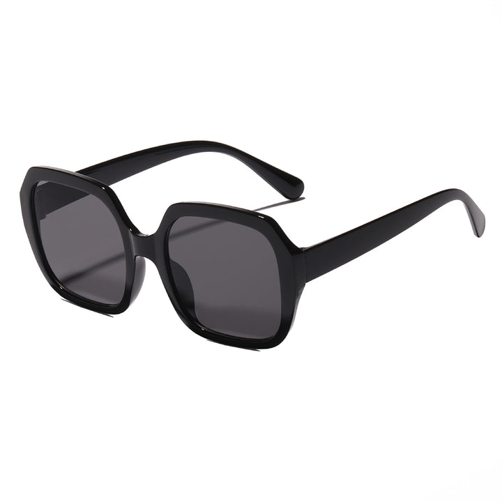 Dame oversized solbriller med innovativ ramme Skanto