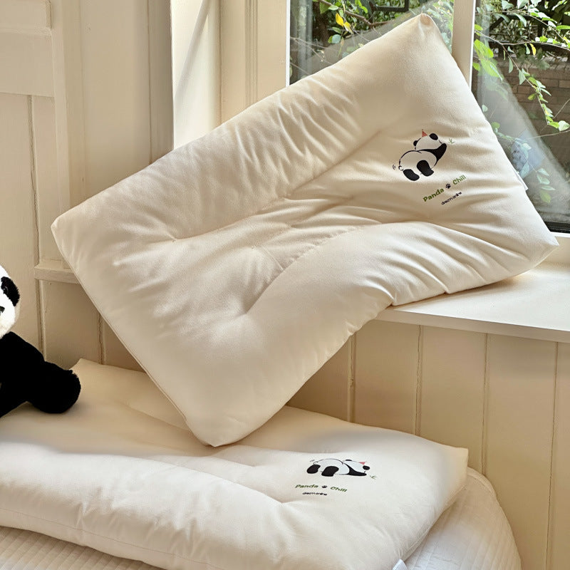 Damer Ergonomisk hodepute med lekent panda-motiv Skanto