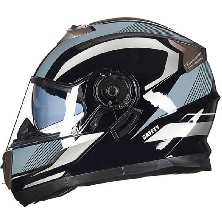 Full-Face Motorsykkelhjelm med Avansert Ventilasjon Skanto