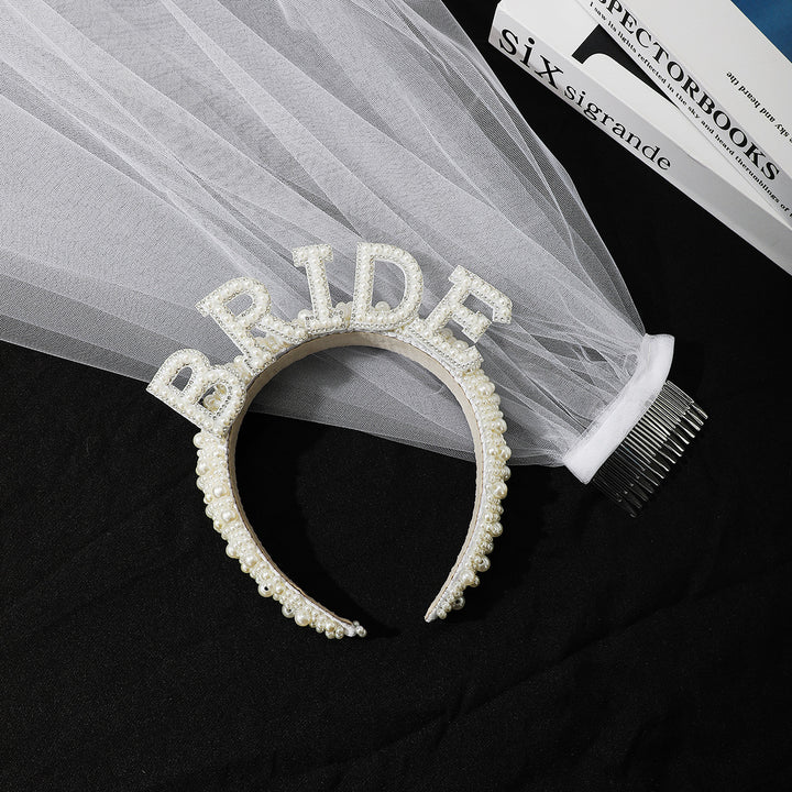 Dame Bryllup Satinbånd med glitrende krystaller Skanto