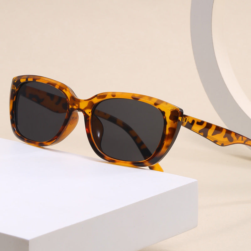 Dame trendy cat-eye solbriller i minimalistisk design skanto