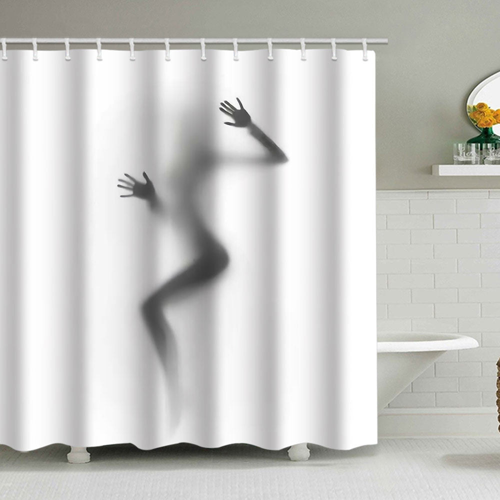 Kunstnerisk Silhouette Dusjforheng Skanto