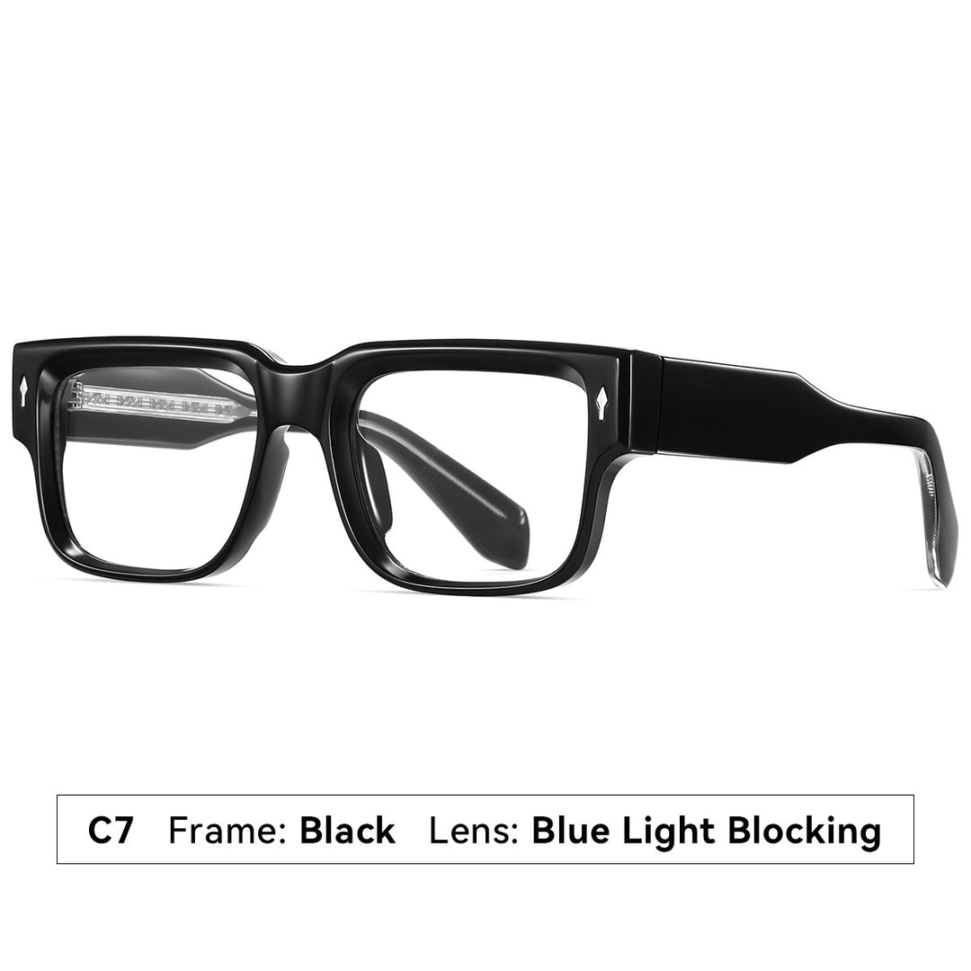 Dame solbrille i moderne, kantet design Skanto