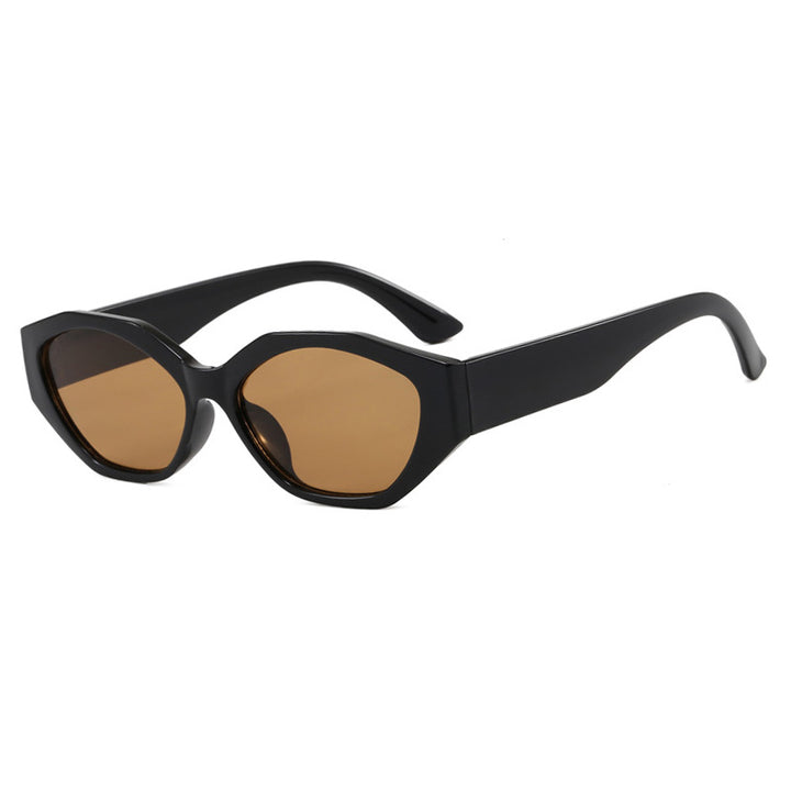 Women's stylish sunglasses in modern geometric design with protective UV filter Skanto