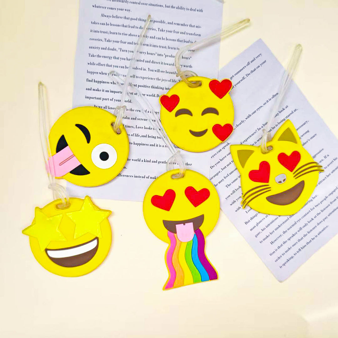Unisex Emoji-Inspirert Bagasjelapp Skanto