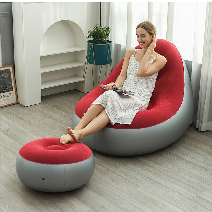 Kvinnenes oppblåsbare komfortsofa med ergonomisk ryggstøtte Skanto
