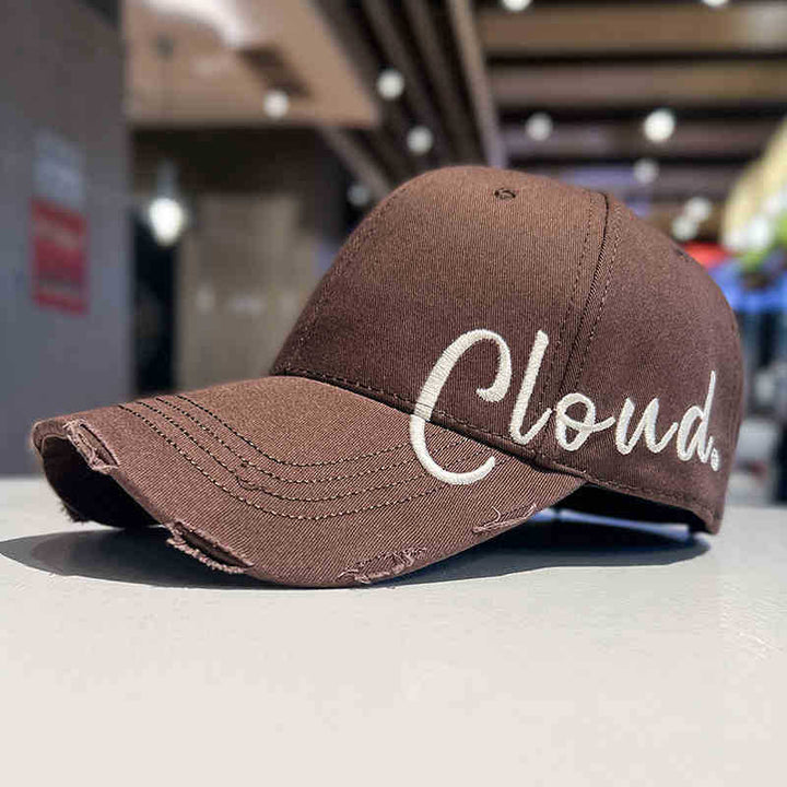 Kvinne Slitt Casual Bomull Baseball Cap Skanto