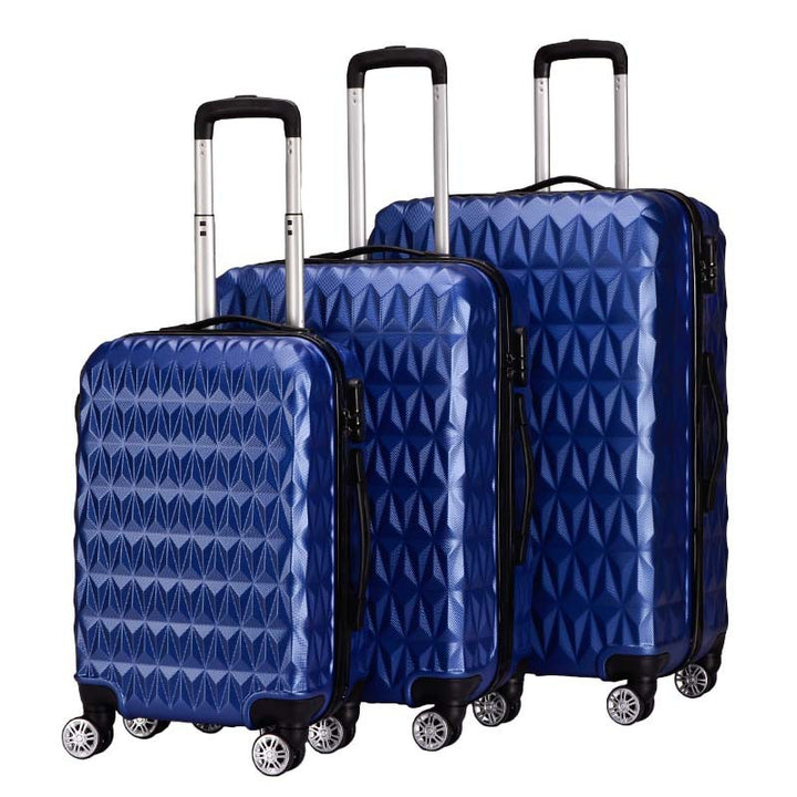 Unisex Tekstuert Hard Shell Koffert Skanto