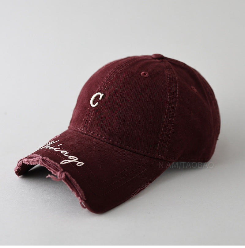 Herre Casual Slitt Baseball Cap Skanto