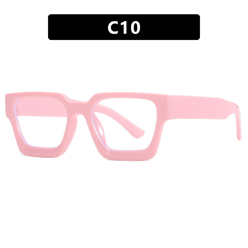 Dame Modisj lesebrille med markant firkantet design Skanto