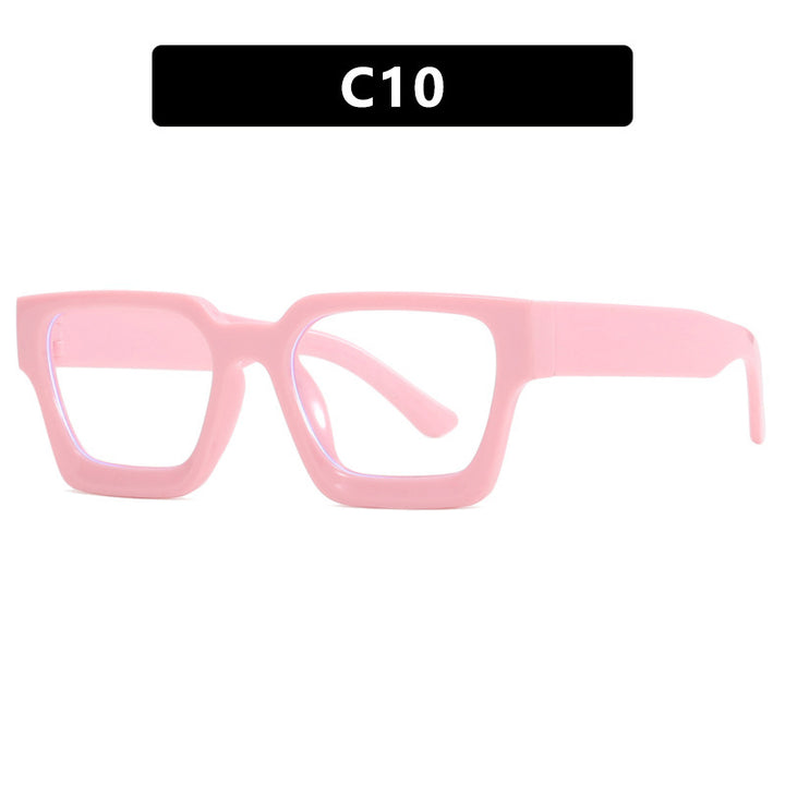 Dame Modisj lesebrille med markant firkantet design Skanto
