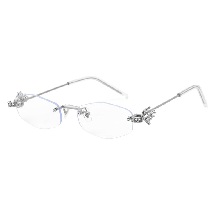 Dame Designer-solbrille med luksuriøse dekorasjoner Skanto
