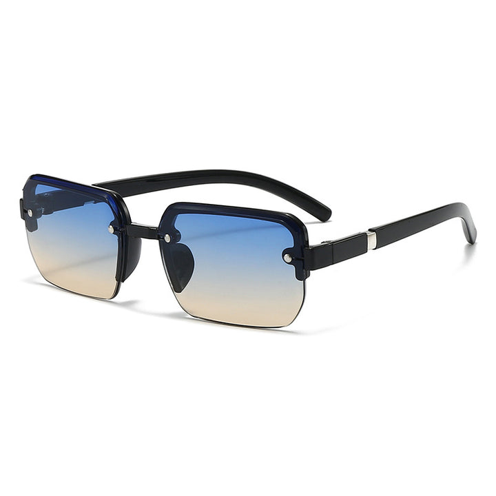 Dame moteriktig firkantet solbrille med innovativ ramme Skanto