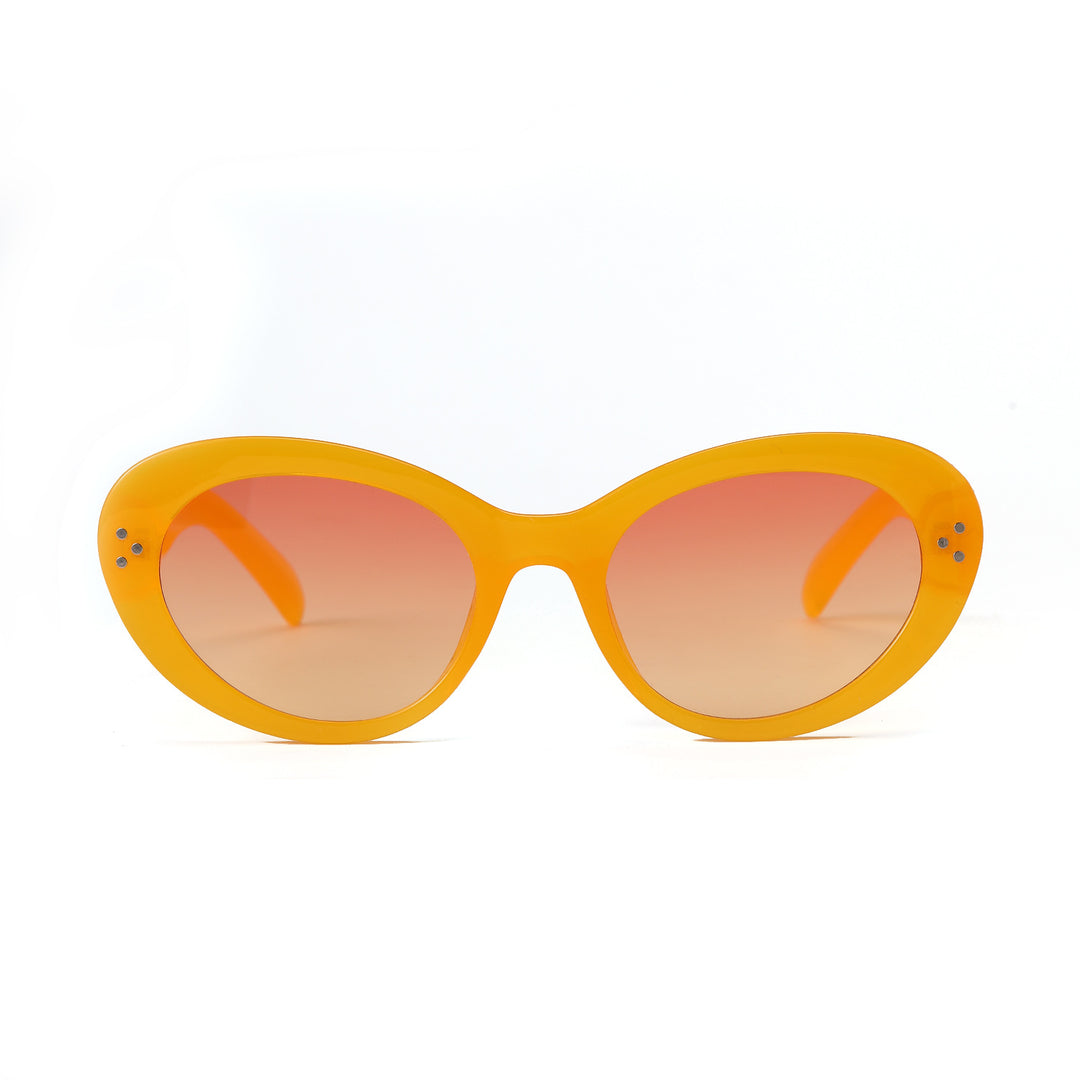 Dame moteriktig oversized solbrille med elegant ramme Skanto