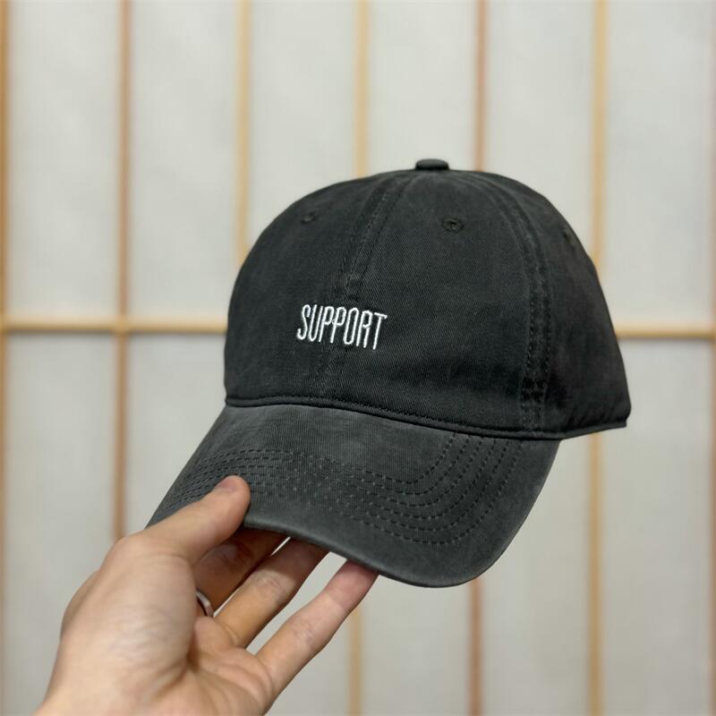 Herre Støttende Brodert Bomulls Baseball Caps Skanto